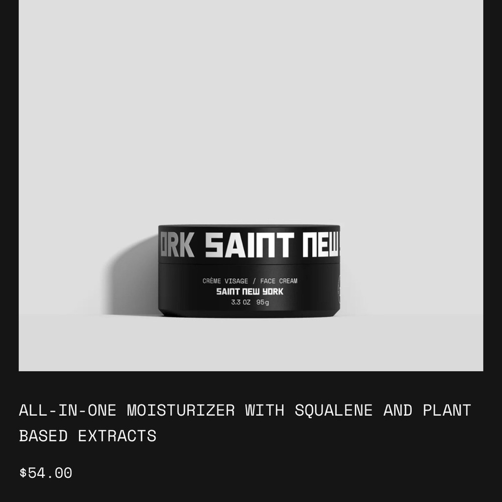 Saint New York Face Cream